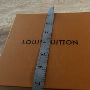 LV Empty 7by 7 Sliding Box  And Dust Bag Original Carried a Belt